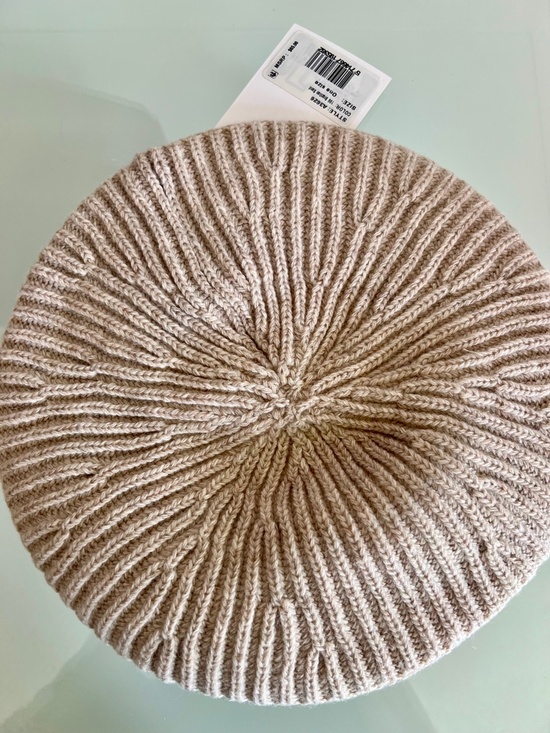 GANNI Beret Paloma Melange Brazilian Sand Beanie main image 6